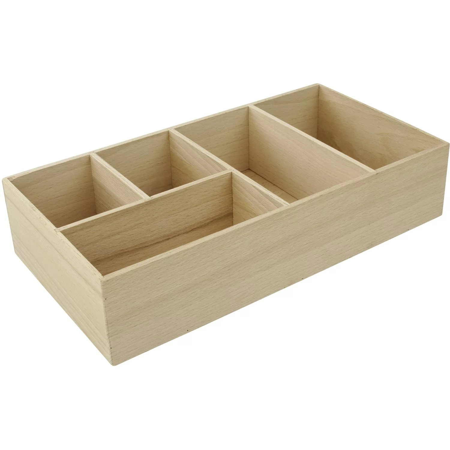 Fackelmann Schubladen-Box Buche 17 cm x 7 cm x 32 cm günstig online kaufen