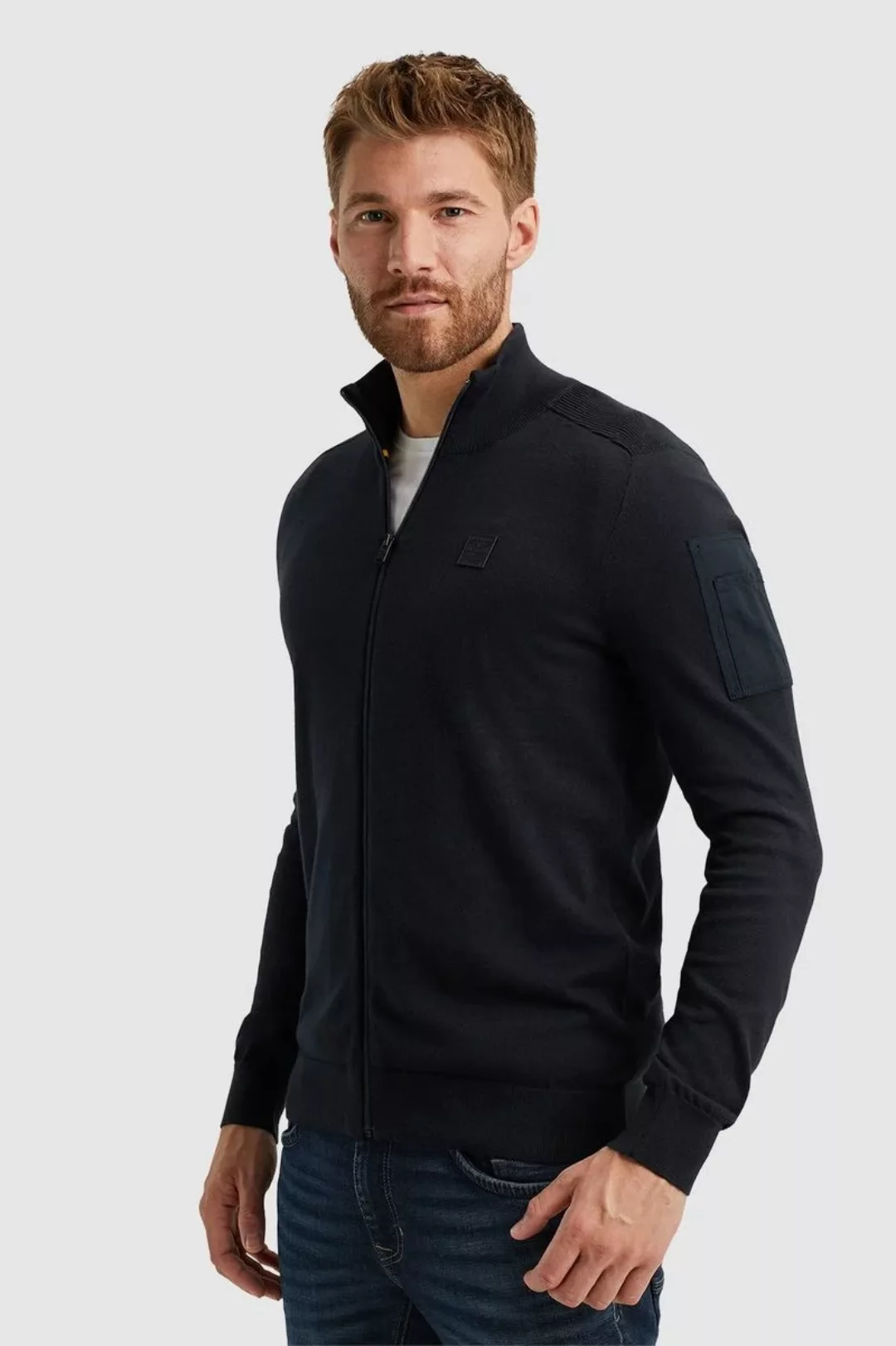 PME Legend Buckley Strickjacke Navy - Größe 3XL günstig online kaufen