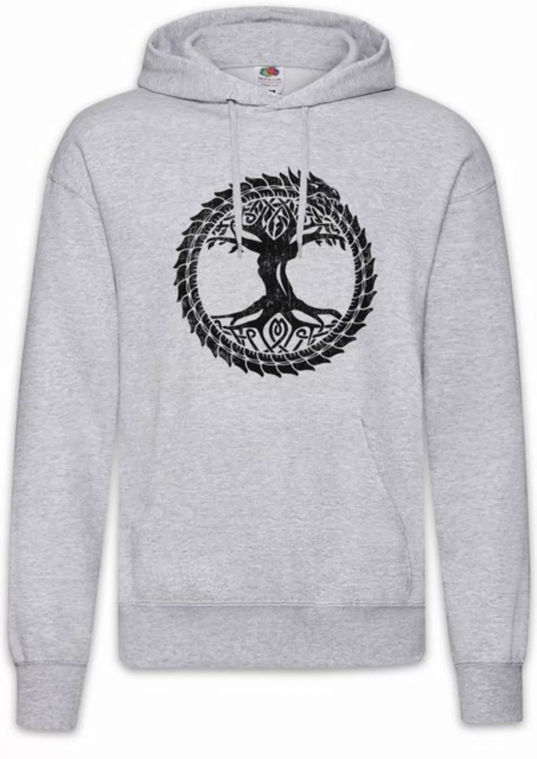 Urban Backwoods Hoodie Ouroboros Yggdrasil Herren Hoodie Celtic Irminsul Tr günstig online kaufen