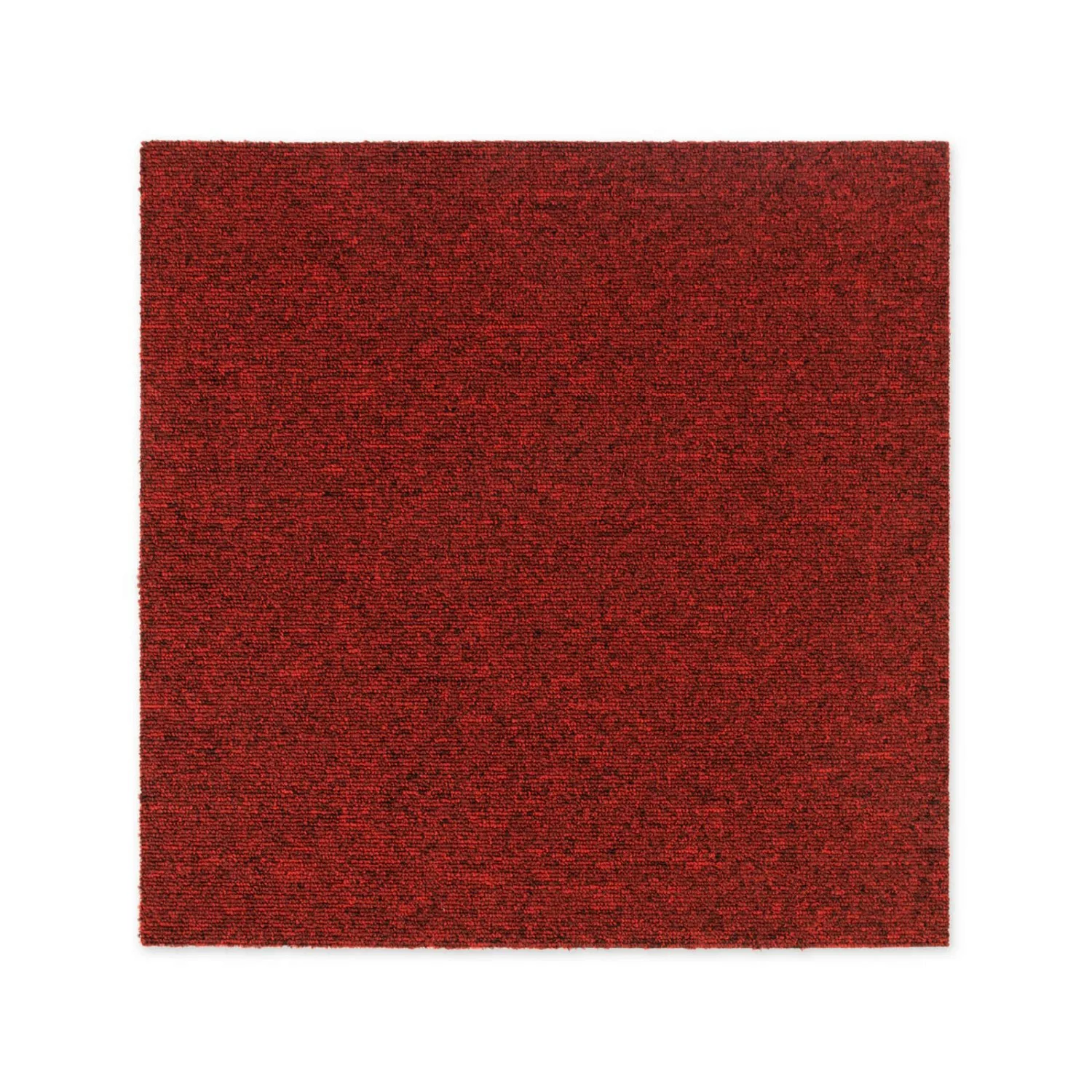 Karat Teppichfliesen Moskau Selbstliegend Rutschhemmend 50 x 50 cm Rot günstig online kaufen