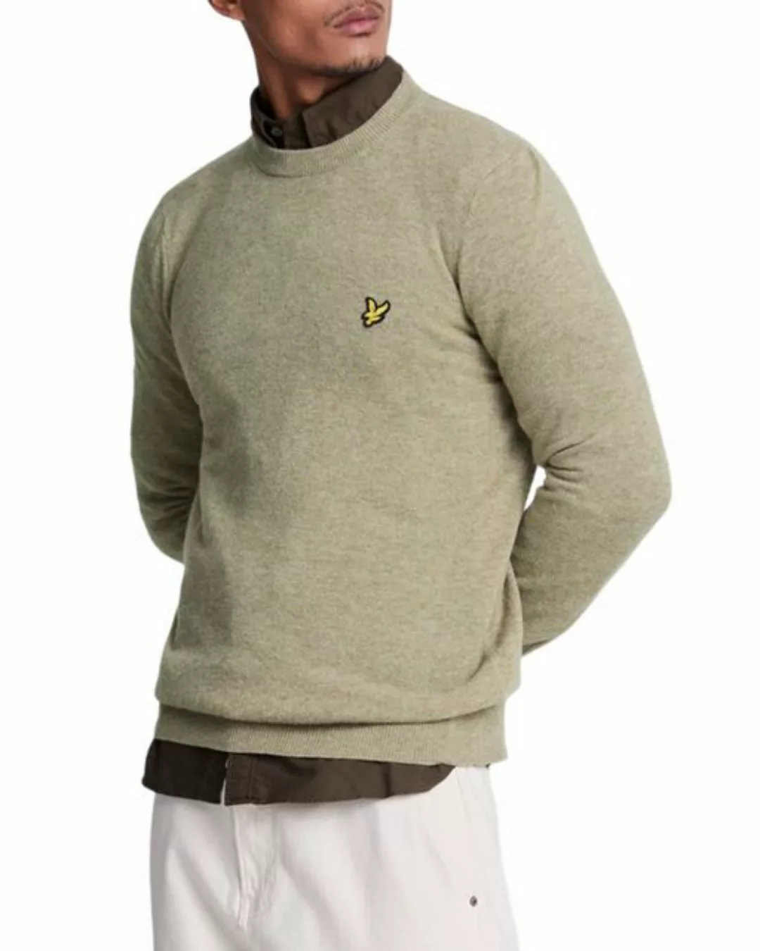 Lyle & Scott Strickpullover Herren Aus Lambswool, Weich & Angenehm günstig online kaufen