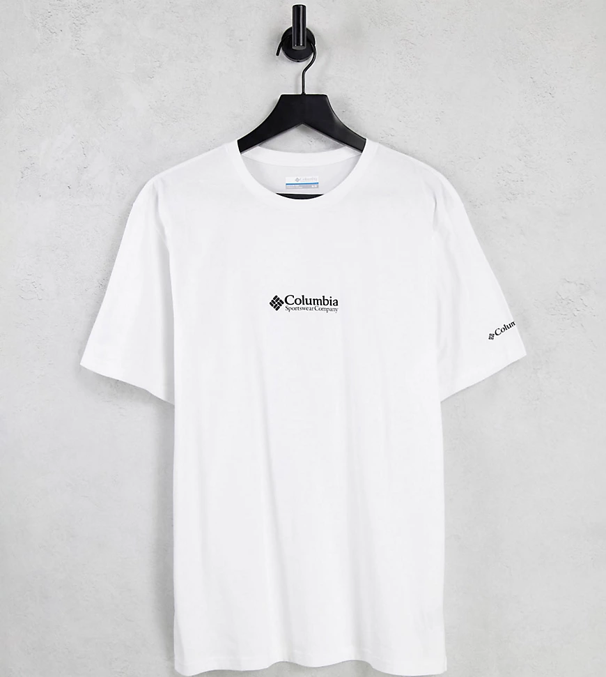 Columbia – CSC – Basic-T-Shirt mit Logo in Weiß, exklusiv bei ASOS günstig online kaufen
