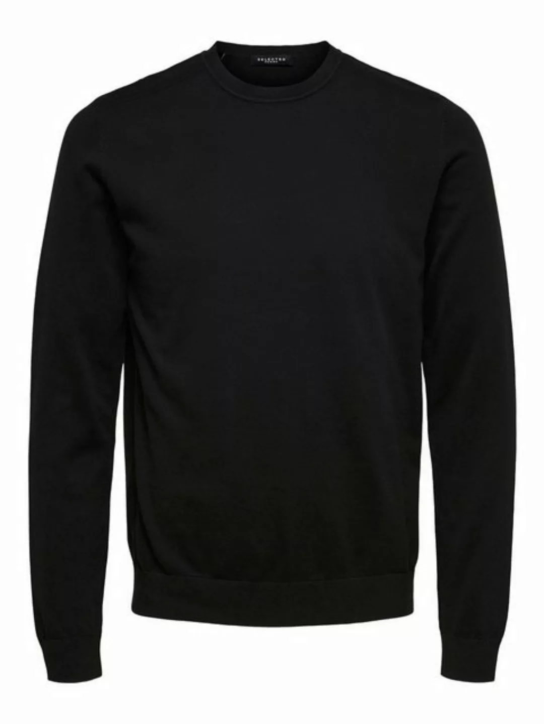 SELECTED HOMME Strickpullover Einfarbiger Pullover Basic Rundhals Long Slee günstig online kaufen