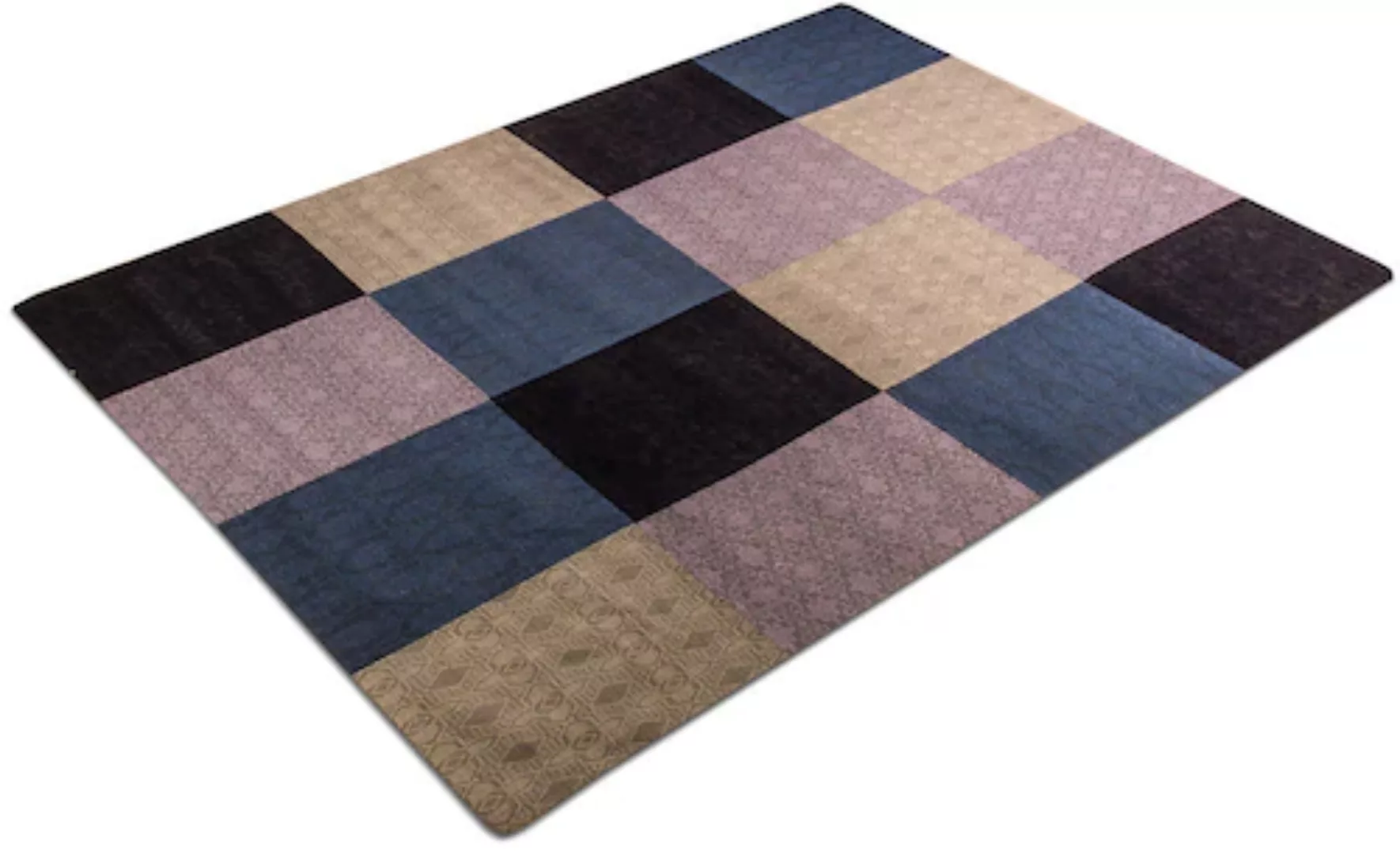 morgenland Teppich »Patchwork Teppich Weys«, rechteckig, 6 mm Höhe, Viskose günstig online kaufen