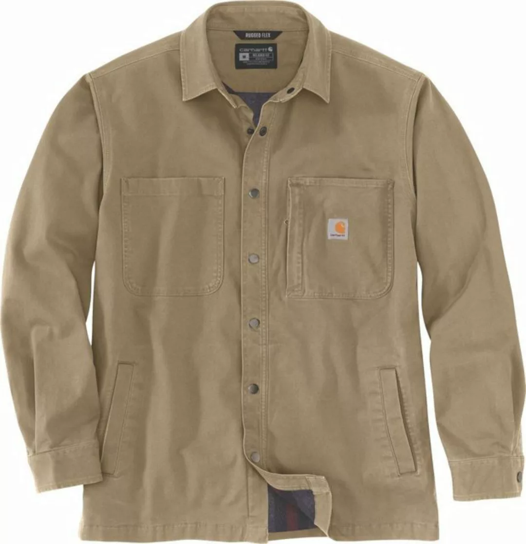 Carhartt Outdoorhemd Carhartt Herren Langarmhemd Fleece Lined Snap Front günstig online kaufen