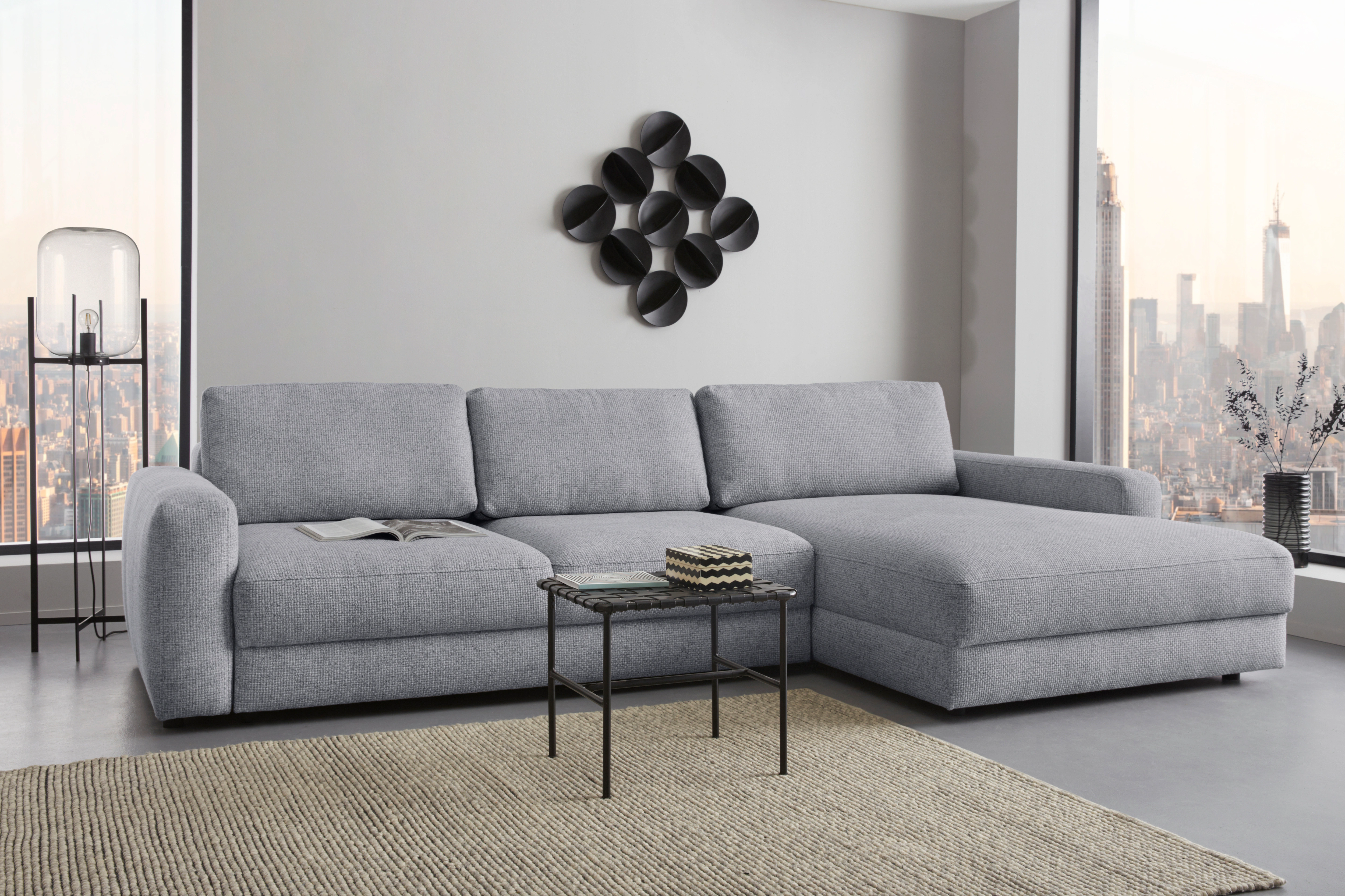 Places of Style Ecksofa "Bloomfield, L-Form", wahlweise mit Bettfunktion un günstig online kaufen