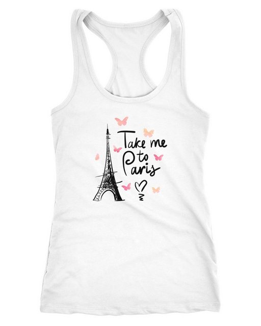 MoonWorks Tanktop Damen Tanktop Take me to Paris Eiffelturm Eiffeltower Her günstig online kaufen
