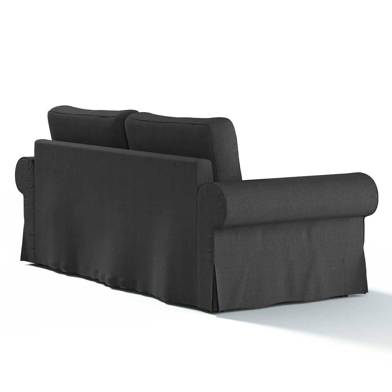 Bezug für Backabro 3-Sitzer Sofa ausklappbar, stahlgrau, Bezug für Backabro günstig online kaufen