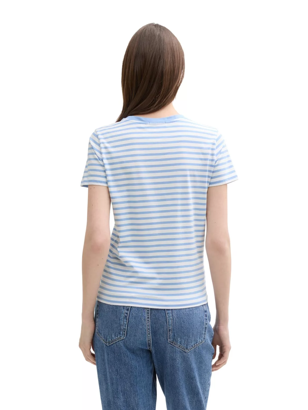 TOM TAILOR Denim T-Shirt, geringelt günstig online kaufen