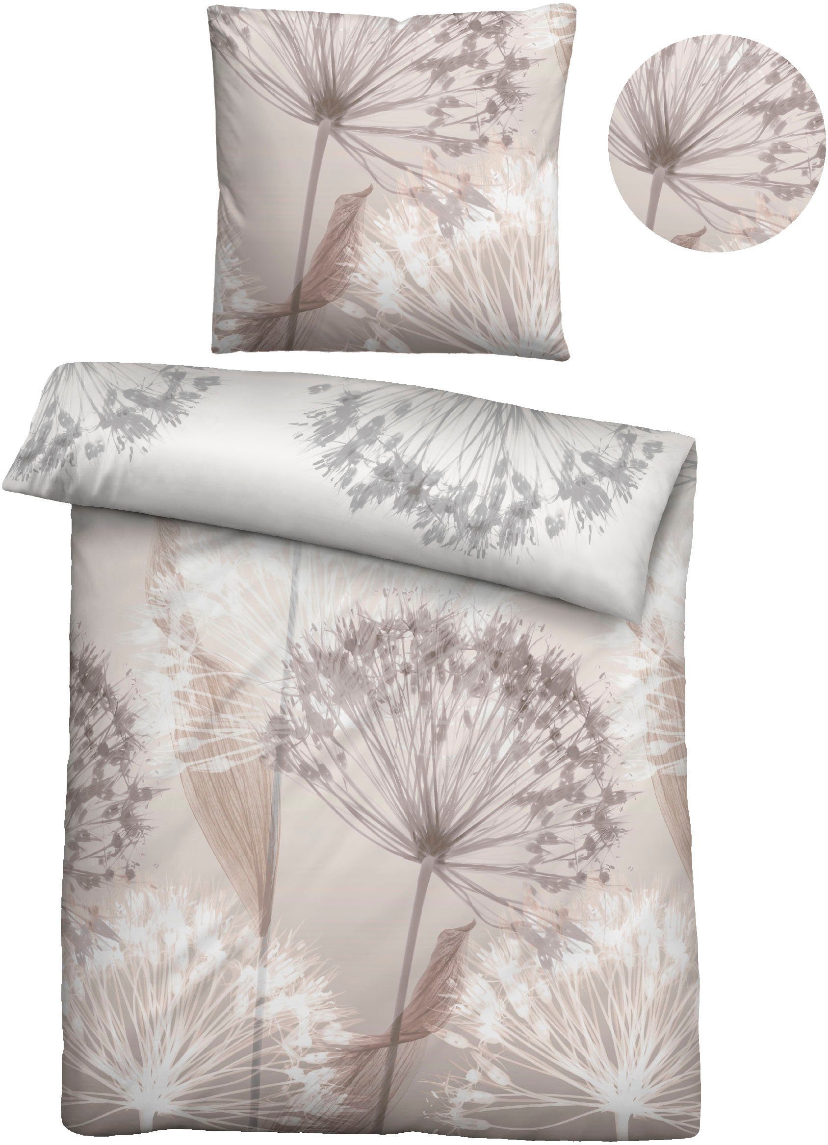 Biberna Bettwäsche Maria, Mako-Satin, 2 teilig, günstig online kaufen