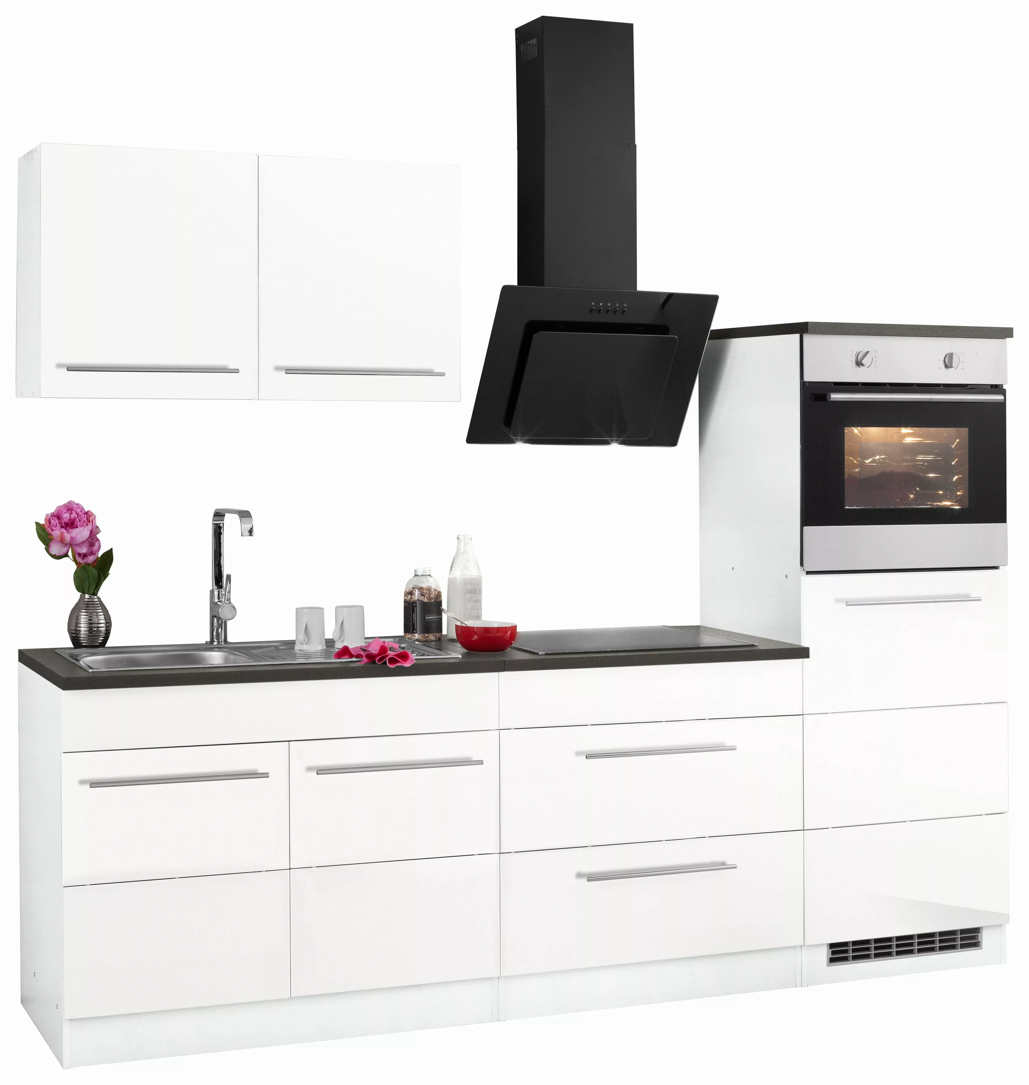 HELD MÖBEL Küchenzeile "Trient", mit E-Geräten, Breite 240 cm günstig online kaufen
