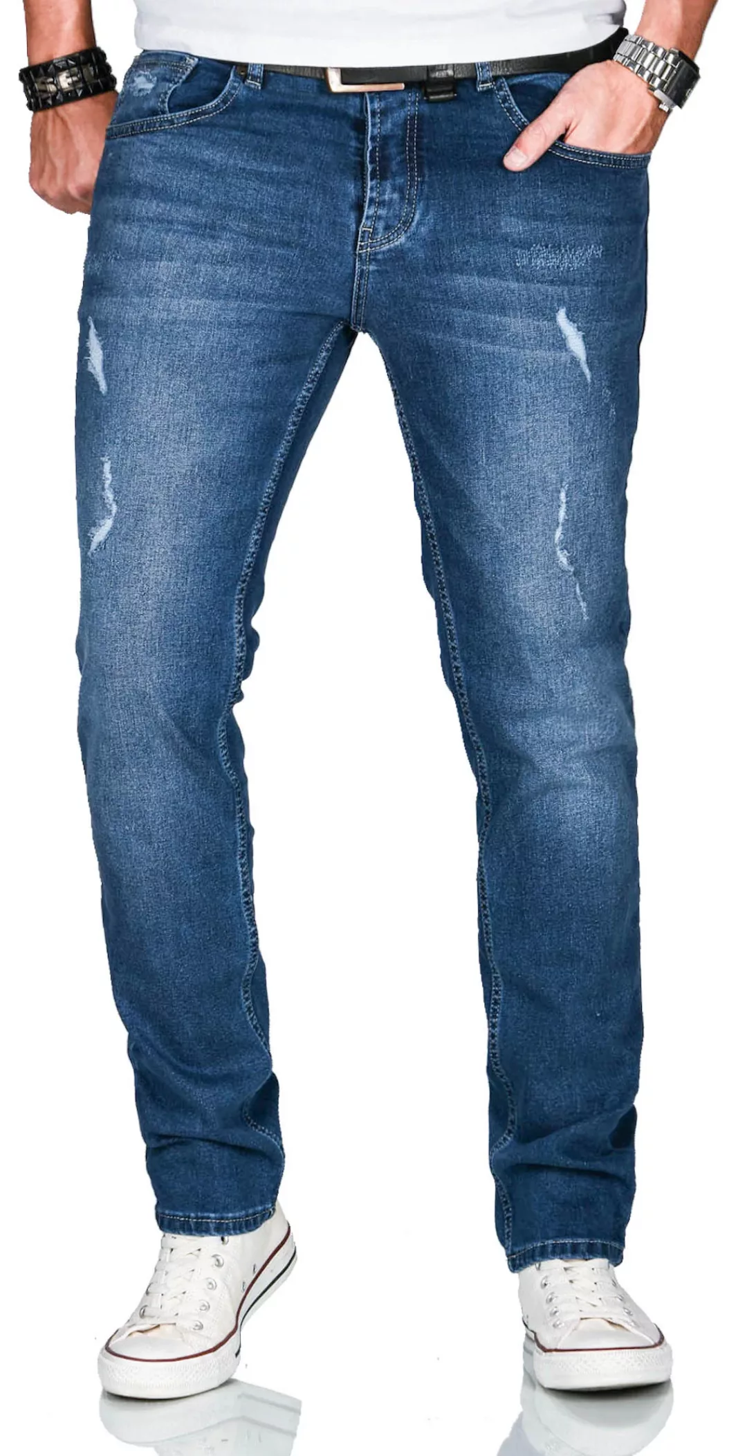 Alessandro Salvarini Slim-fit-Jeans "ASCatania", mit used look Effekt und m günstig online kaufen