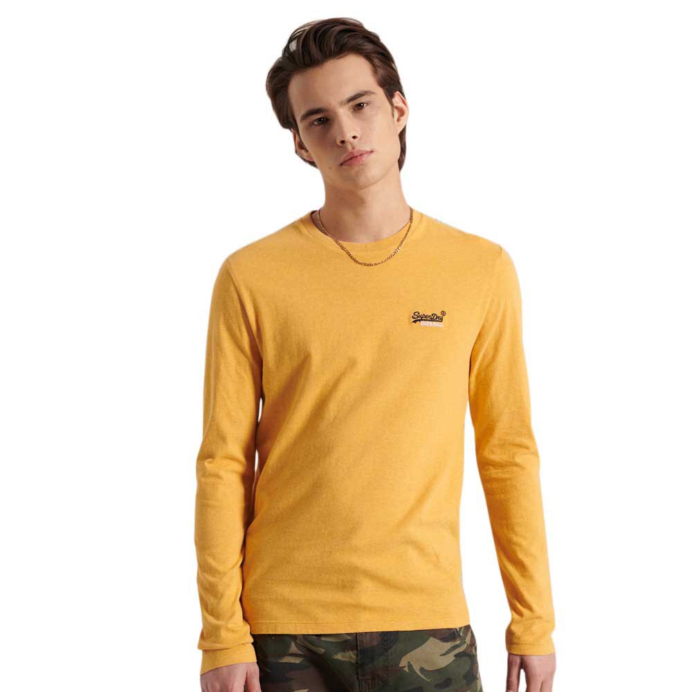 Superdry Orange Label Vintage Embroidered Langarm-t-shirt XL Ochre Marl günstig online kaufen