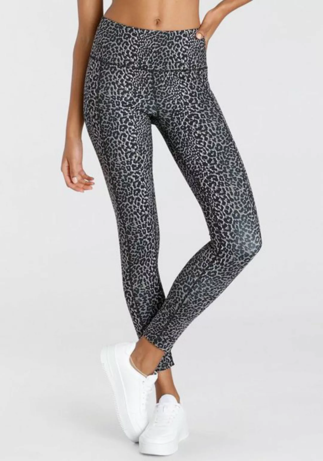 LASCANA ACTIVE Funktionsleggings, Sportleggings in Leo-Optik günstig online kaufen