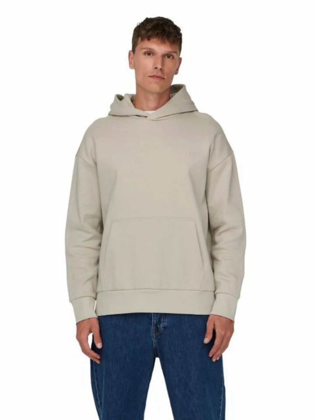 Only & Sons Herren Hoodie Kapuzenpullover ONSDAN LIFE - Relaxed Fit günstig online kaufen