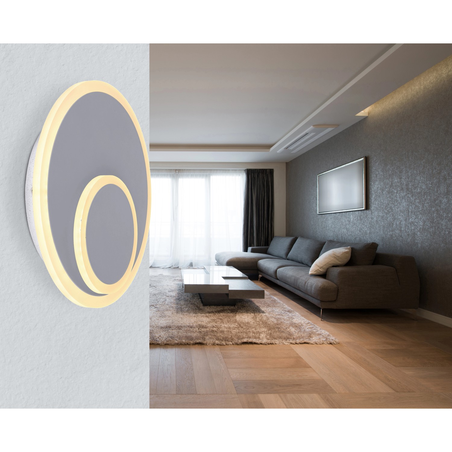 Globo LED-Wandleuchte Villa 1-flammig Ø 255 mm günstig online kaufen