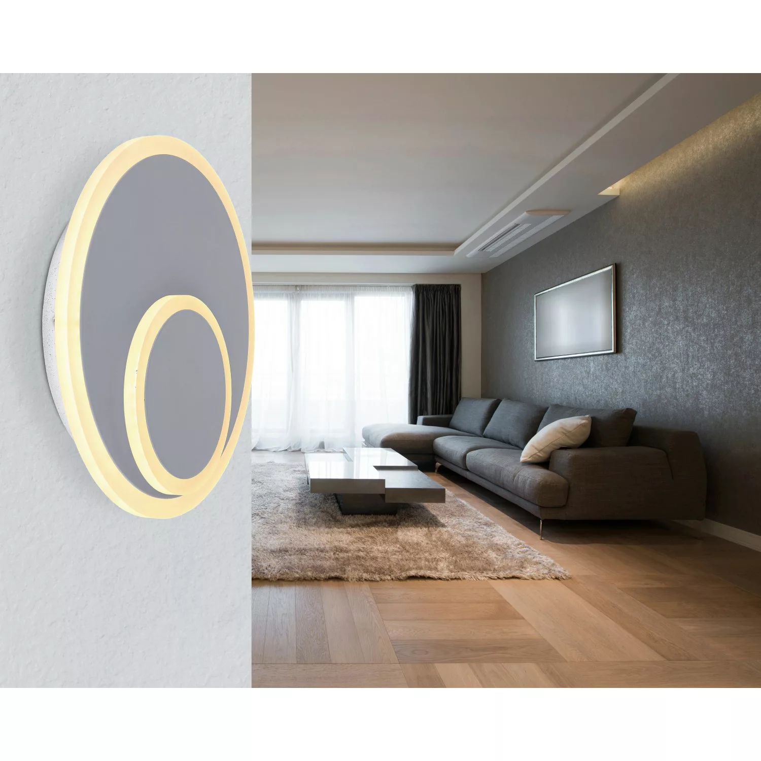 Globo LED-Wandleuchte Villa 1-flammig Ø 255 mm günstig online kaufen