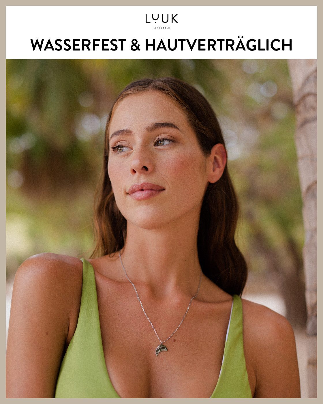 LUUK LIFESTYLE Kette mit Anhänger Croissant, günstig online kaufen