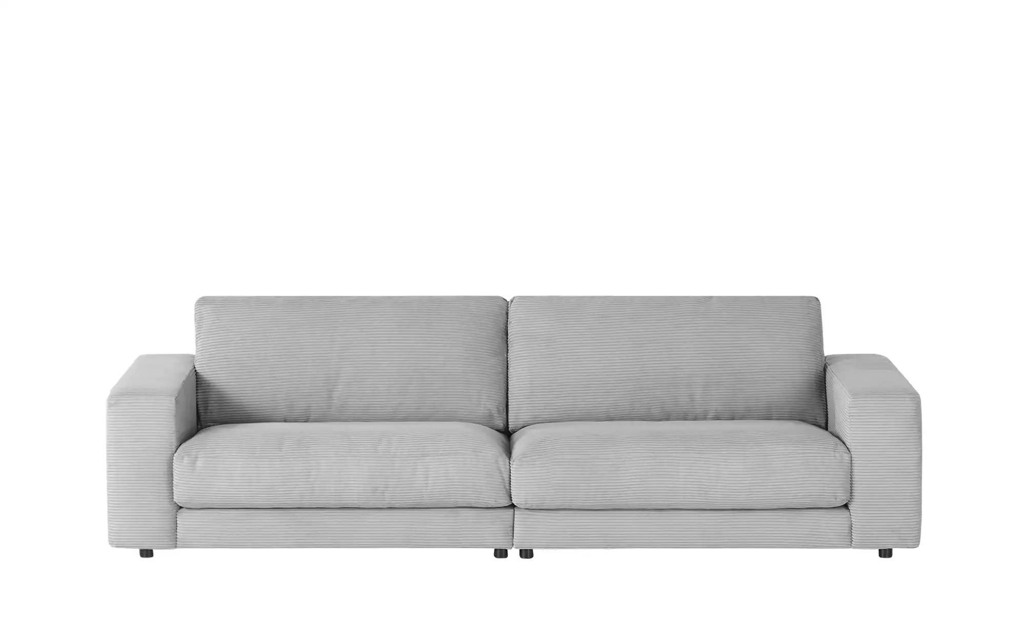 Jette Home Sofa Cord Sila ¦ grau ¦ Maße (cm): B: 250 H: 85 T: 107 Polstermö günstig online kaufen