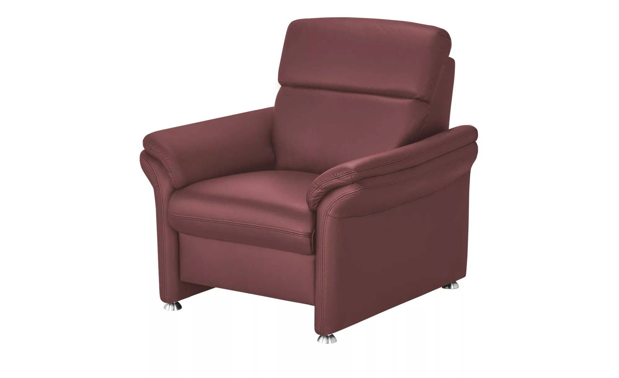 meinSofa Ledersessel Leder Manon ¦ lila/violett ¦ Maße (cm): B: 98 H: 94 T: günstig online kaufen