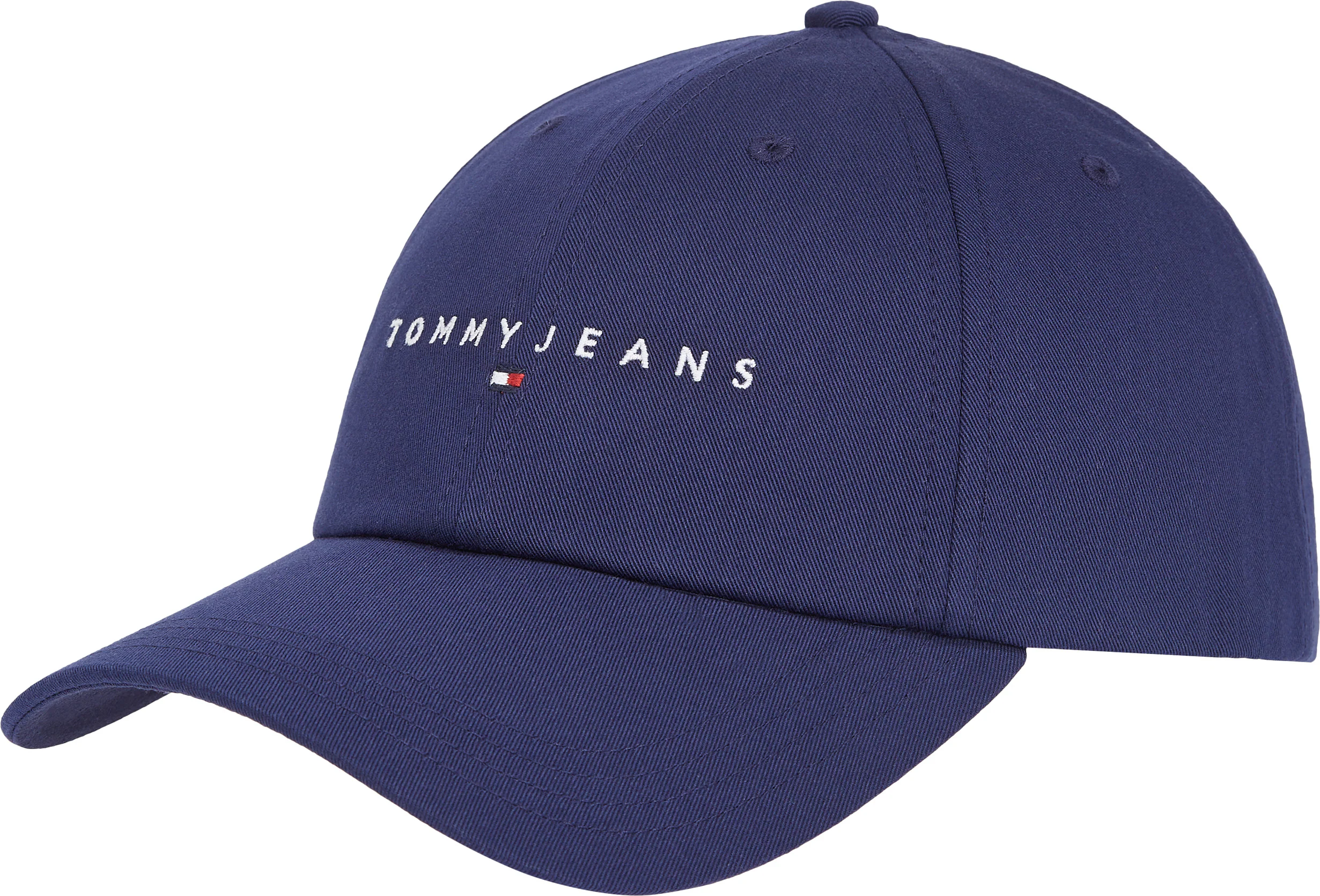 Tommy Jeans Baseball Cap "TJM LINEAR LOGO CAP", Klettverschluss, Logosticke günstig online kaufen