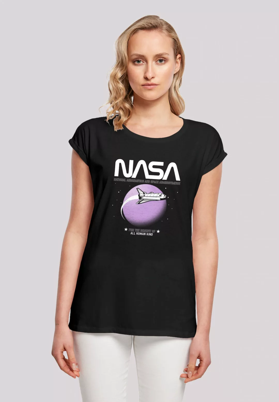 F4NT4STIC T-Shirt "NASA Shuttle Orbit", Print günstig online kaufen