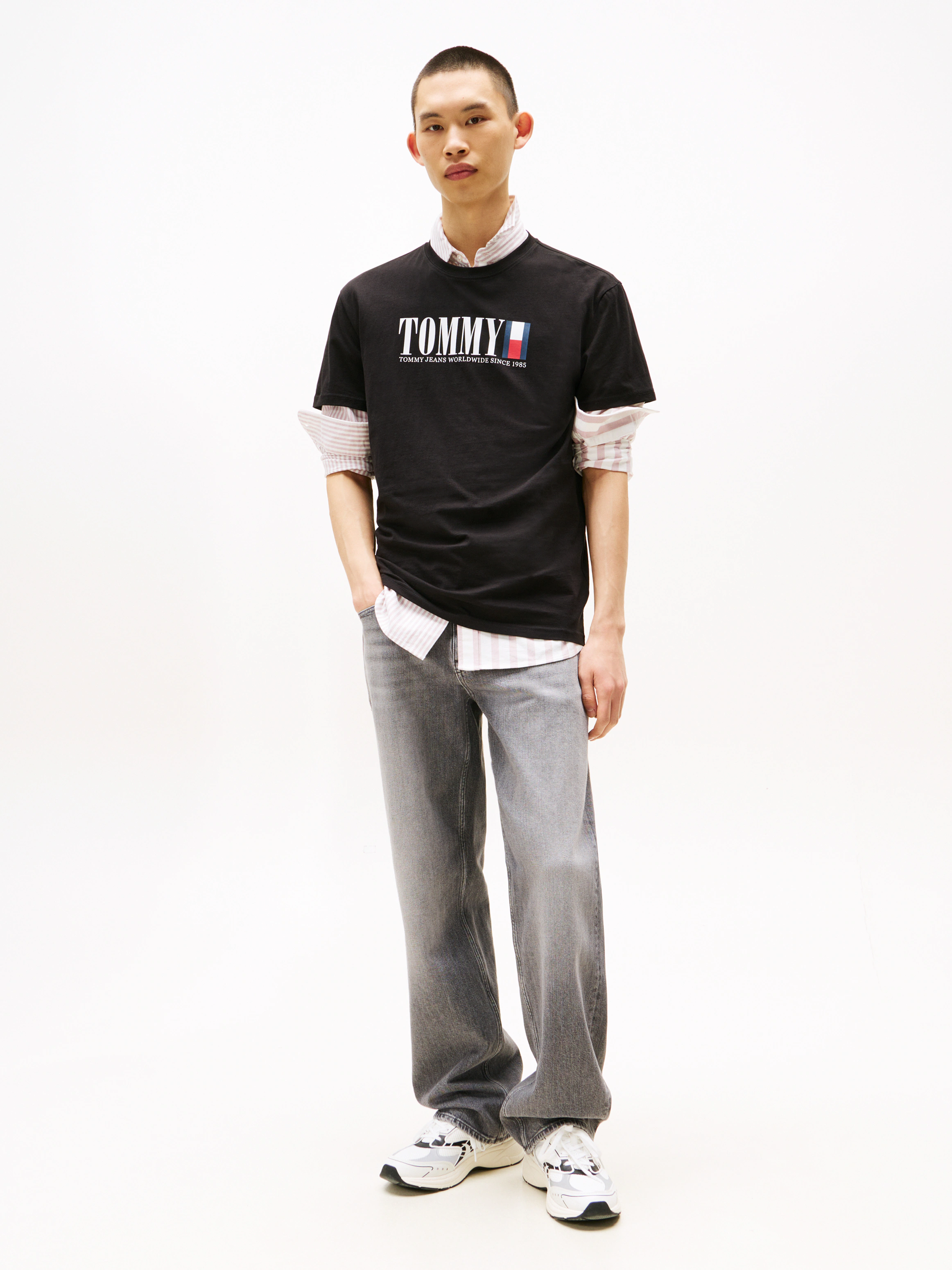 Tommy Jeans T-Shirt "TJM REG TOMMY DNA FLAG TEE EXT" günstig online kaufen