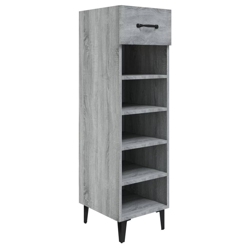 vidaXL Schuhregal Schuhschrank Grau Sonoma 30x35x105 günstig online kaufen
