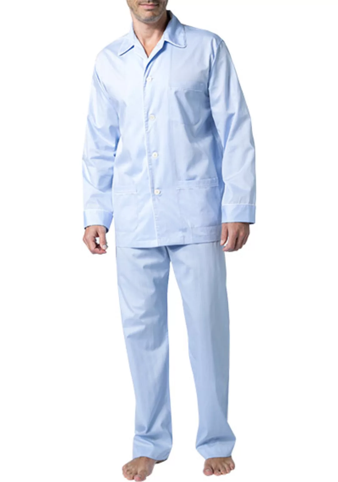 DEREK ROSE Piped Pyjama Set 5005/STOW031BLU günstig online kaufen