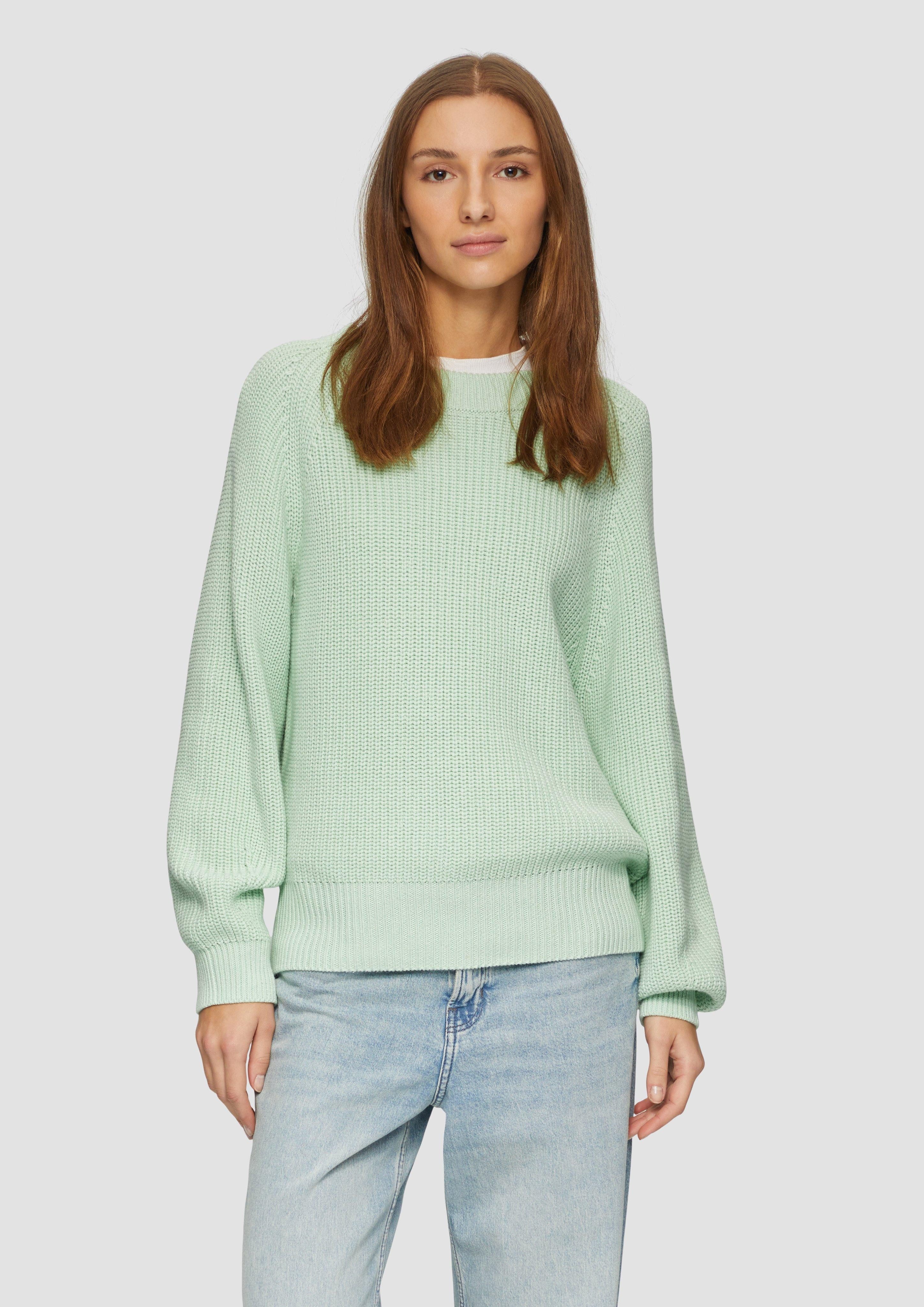 s.Oliver Strickpullover Strickpullover mit Raglan-Ärmeln und günstig online kaufen