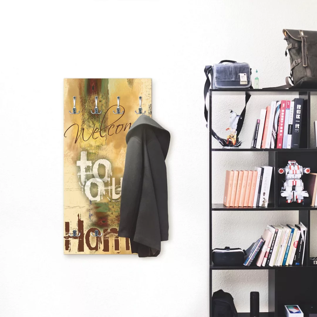 Artland Garderobenleiste »Willkommen in unserem Zuhause«, teilmontiert günstig online kaufen