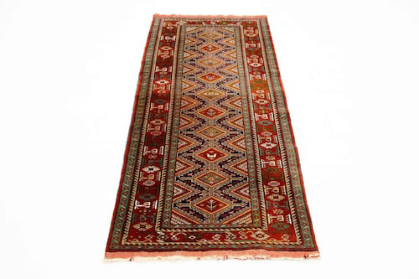morgenland Wollteppich »Afghan Teppich handgeknüpft rot«, rechteckig günstig online kaufen
