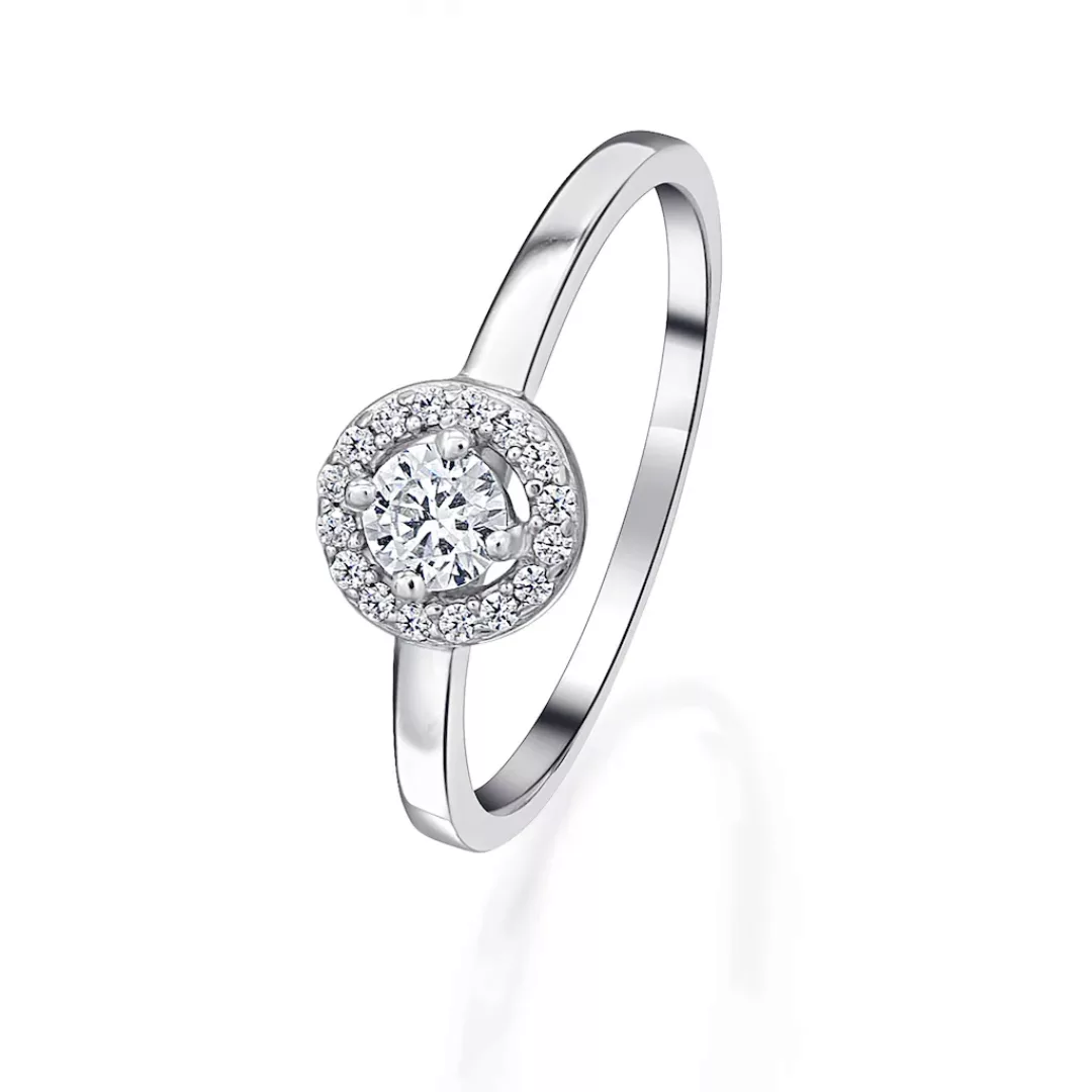 ONE ELEMENT Diamantring "0,26 ct Diamant Brillant Invisible Ring aus 585 We günstig online kaufen