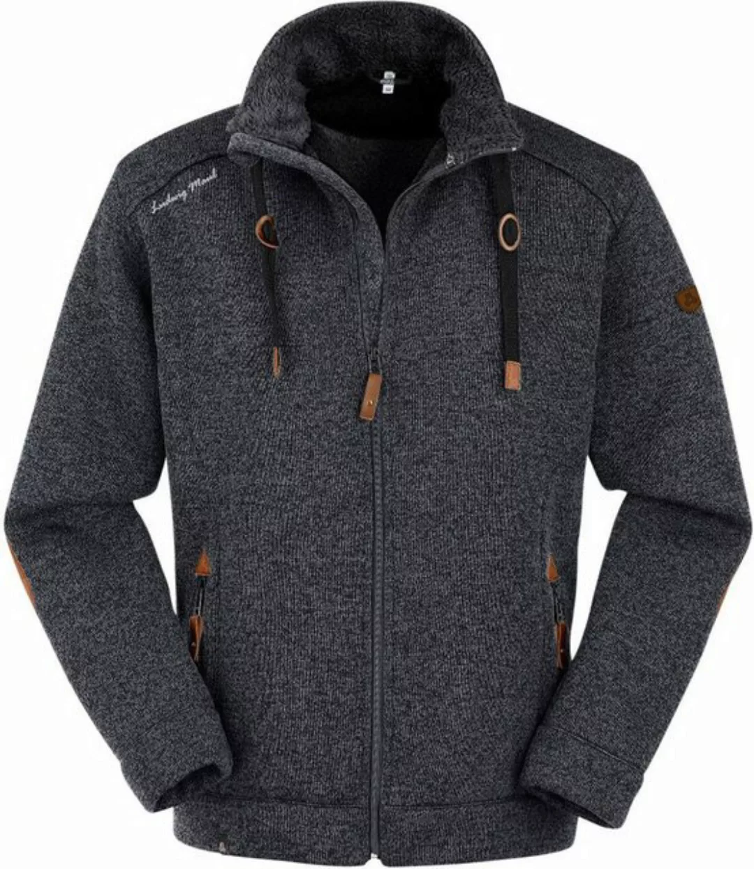 Maul Sport® Outdoorjacke Lichtenau - Strickfleecejacke BLACK günstig online kaufen