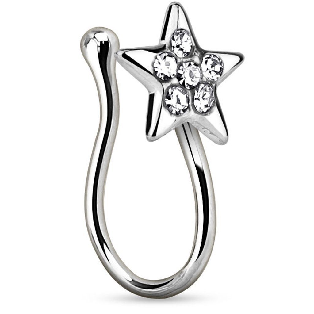 Taffstyle Nasenpiercing Fake Ring Piercing Hoop günstig online kaufen
