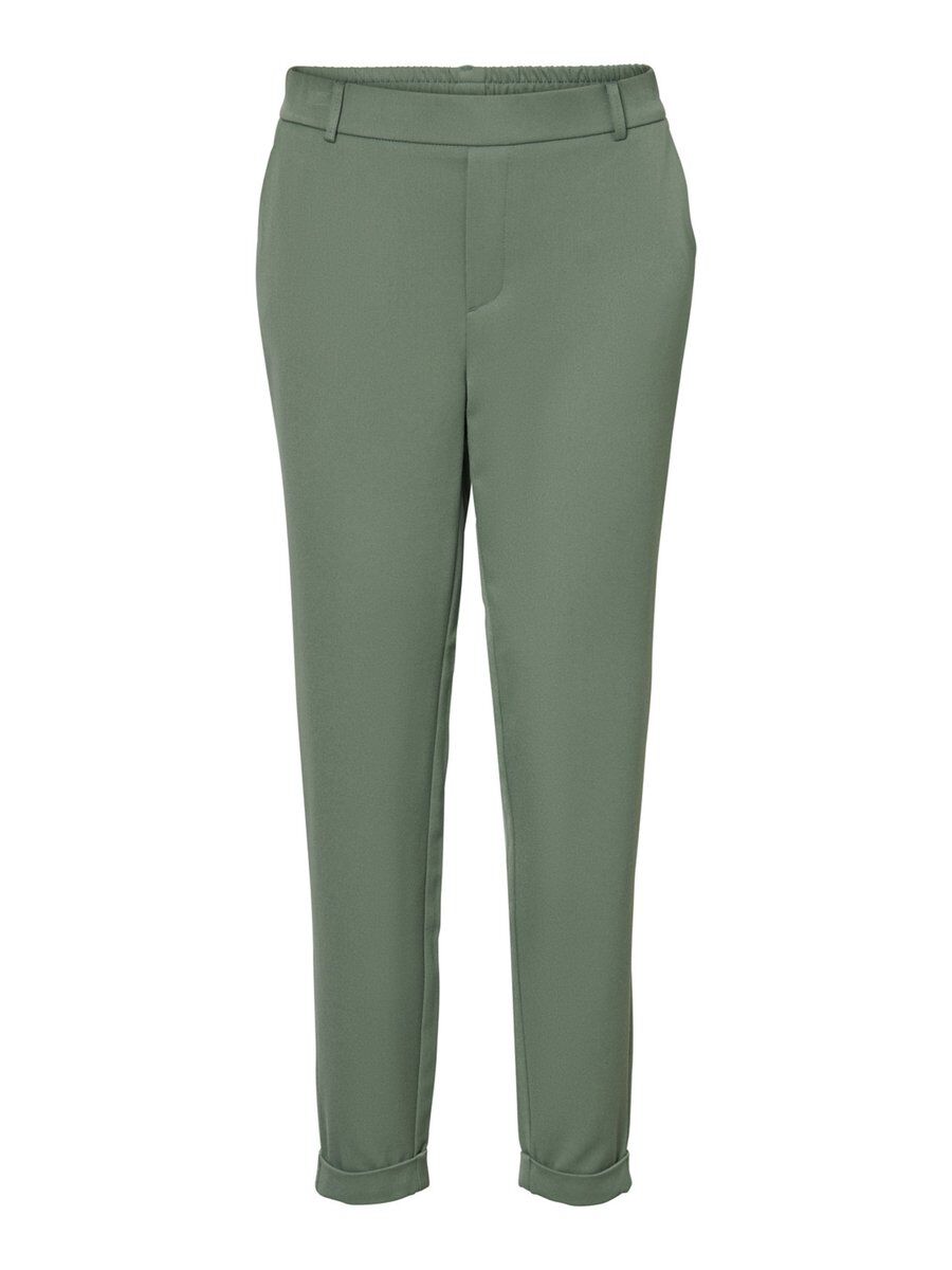 VERO MODA Taillierte Mid-rise Hose Damen Grün günstig online kaufen