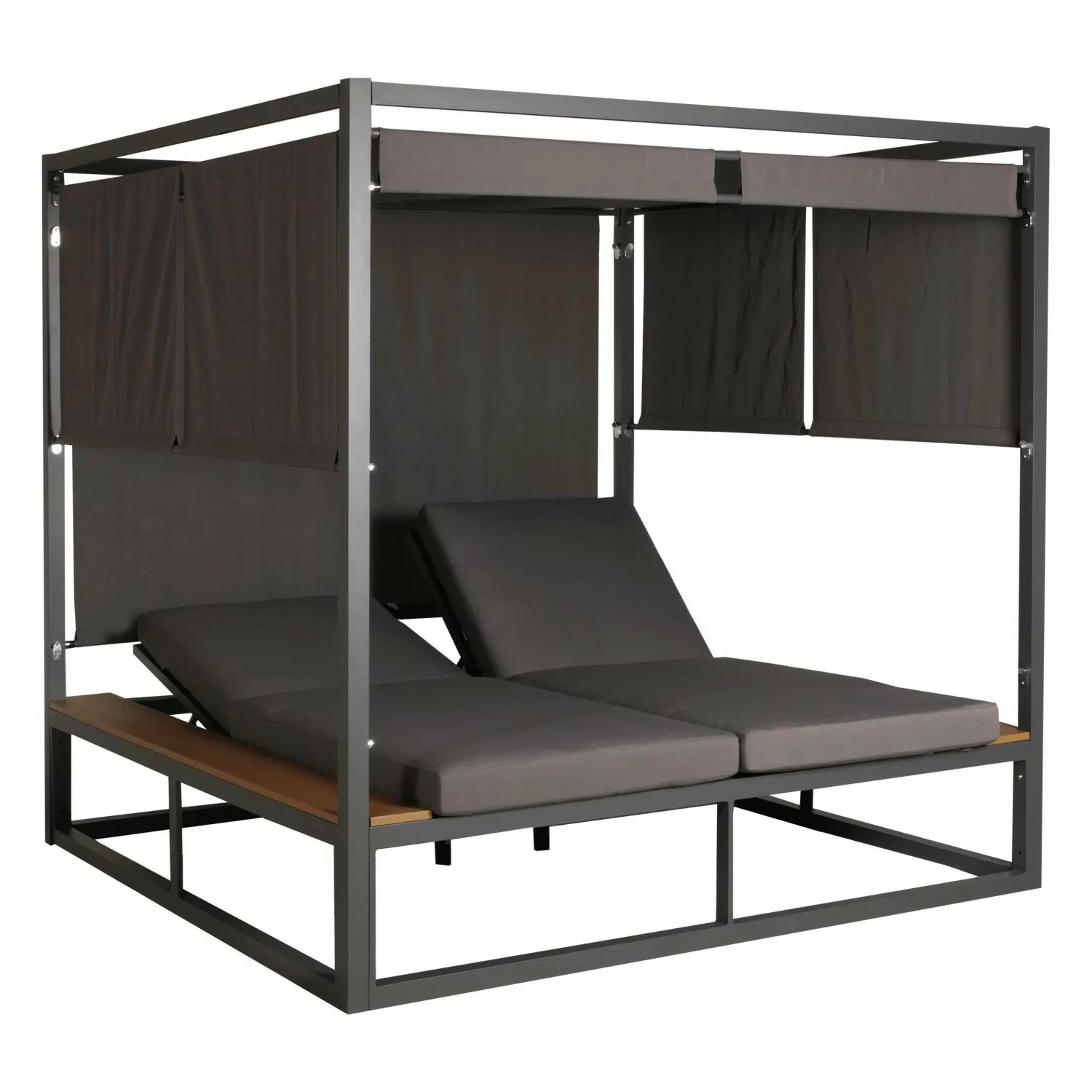 MCW Lounge-Gartenliege M63 Dunkelgrau günstig online kaufen