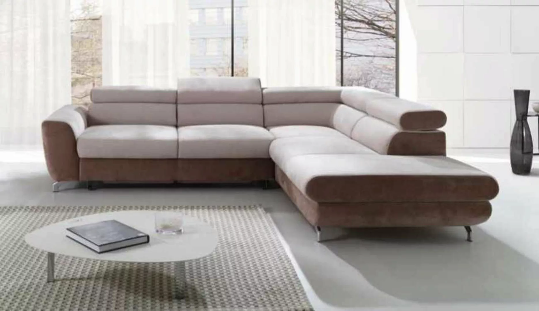 JVmoebel Ecksofa Luxuriöse beige Wohnlandschaft Luxus Sofa, Made in Europa günstig online kaufen