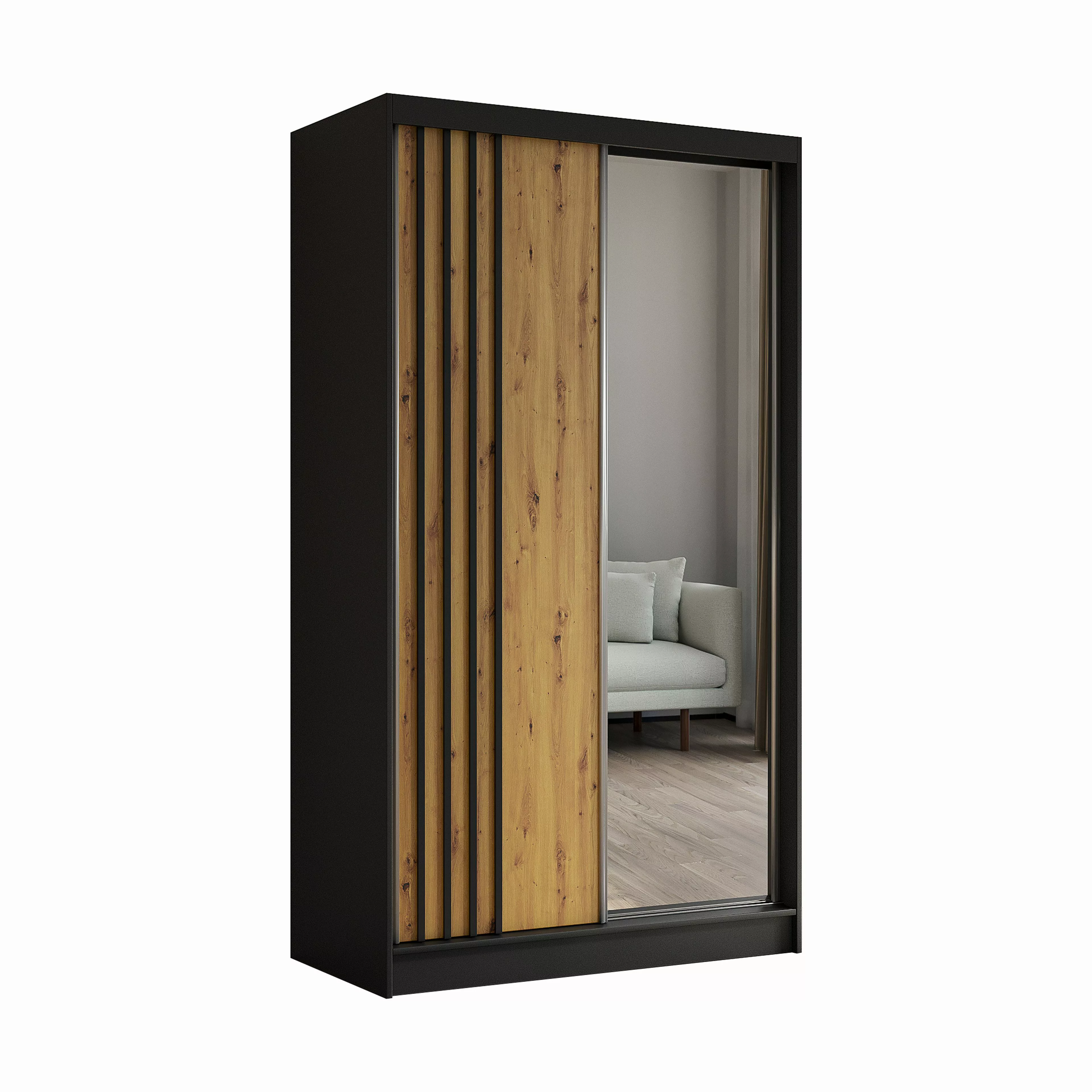 ALTDECOR Schiebetürenschrank NALLA (Kleiderschrank Garderobenschrank mit günstig online kaufen