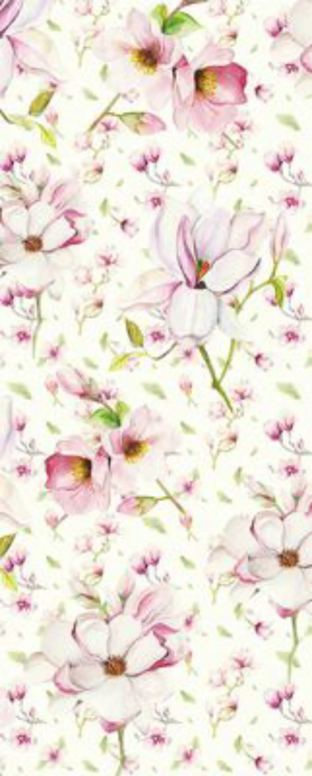 KOMAR Vlies Fototapete - Magnolia Panel - Größe 100 x 250 cm mehrfarbig Gr. günstig online kaufen