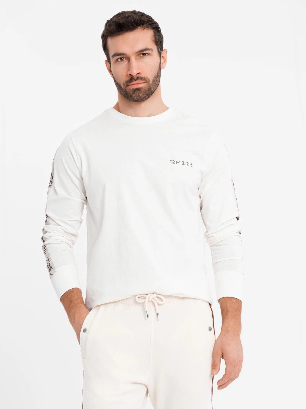 OMBRE Longsleeve Longsleeve aus Baumwolle mit günstig online kaufen