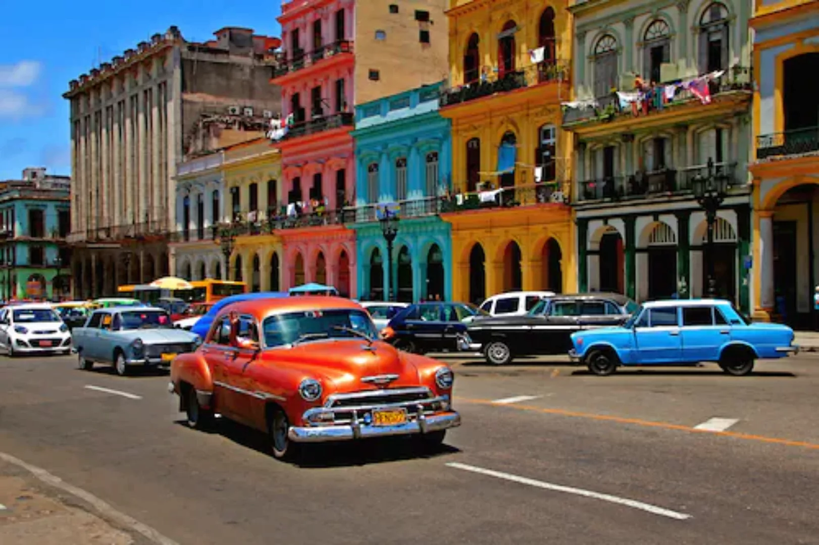 Papermoon Fototapete »Oldstimer Havanna« günstig online kaufen