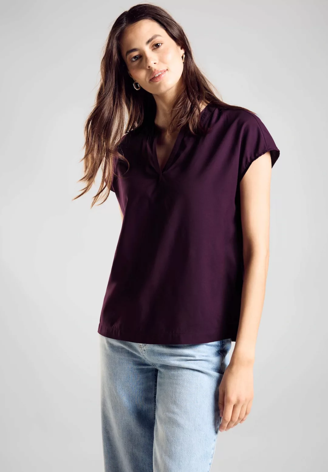 STREET ONE Shirtbluse, aus softer Viskose günstig online kaufen