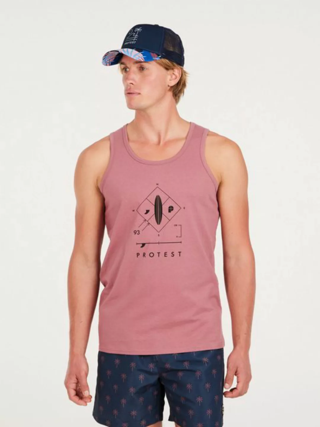 Protest Muskelshirt PRTRALLY singlet Deco Pink günstig online kaufen