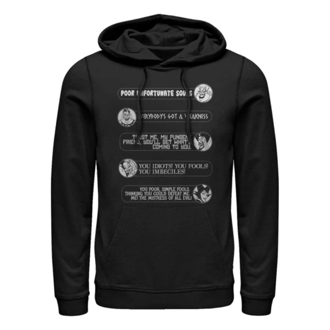 Disney Bösewichte - Gruppe Villain Quotes - Unisex Hoodie günstig online kaufen