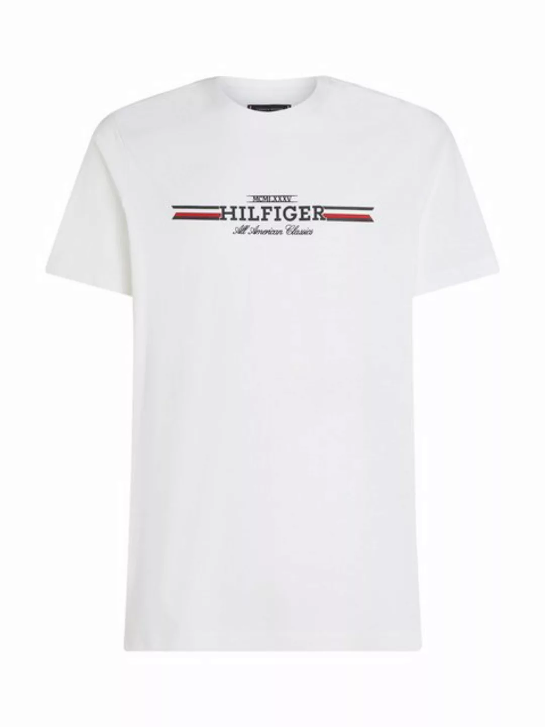 Tommy Hilfiger Rundhalsshirt HILFIGER CHEST STRIPE TEE günstig online kaufen