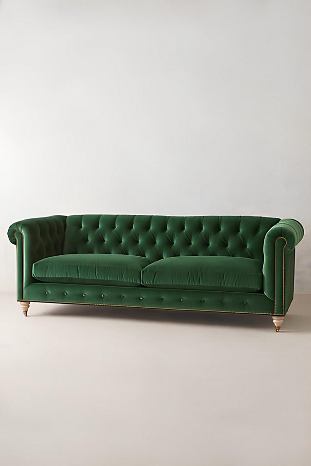 Xlmoebel 2-Sitzer Neuheit 2016-072: Designer-Sofa Chesterfield 2-Sitzer Pol günstig online kaufen