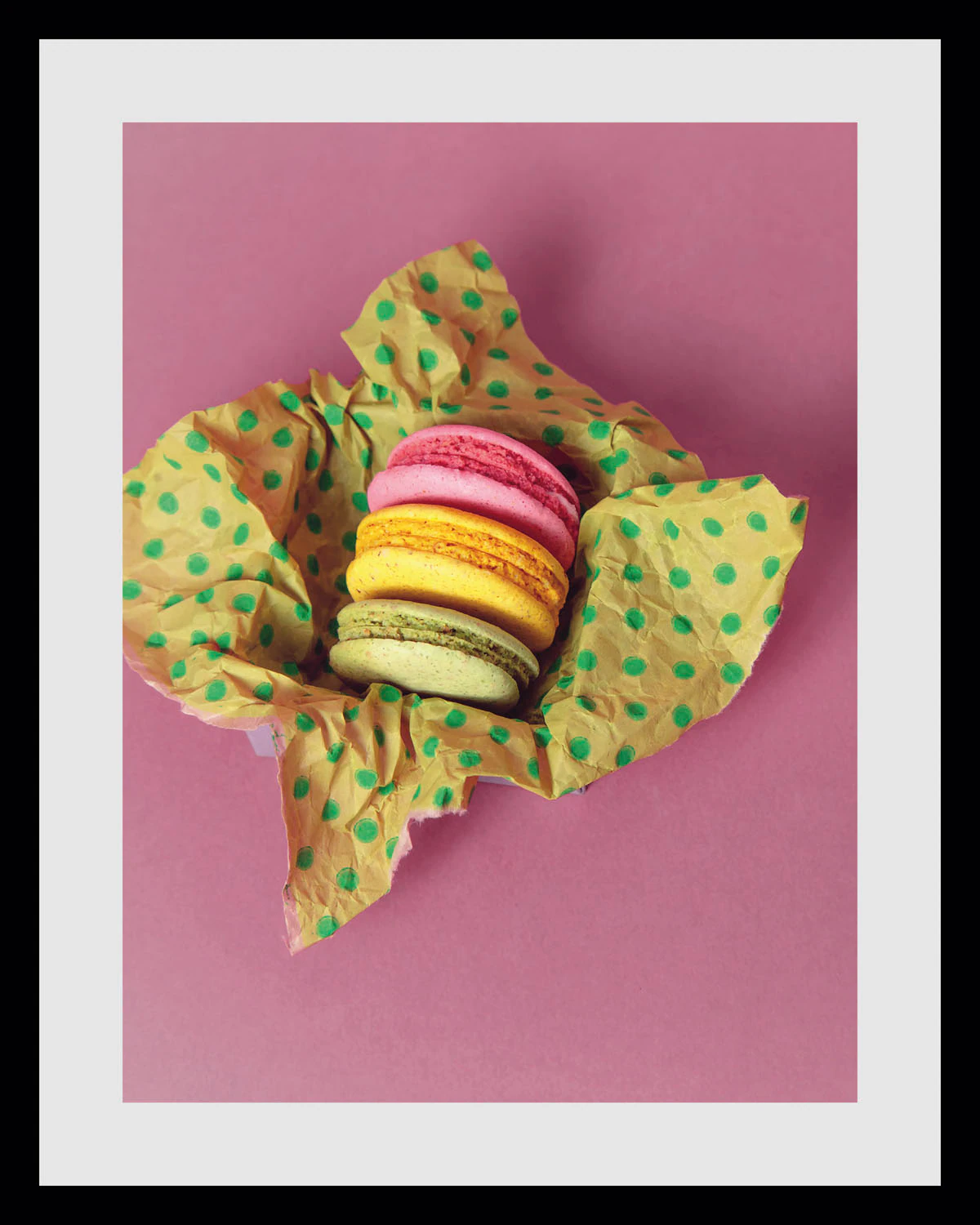 queence Bild "Macarons", Essen-Lebensmittel-Kunst-Art-Süßigkeiten-Süßspeise günstig online kaufen