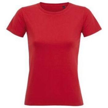 Sols  T-Shirt Camiseta IMPERIAL FIT color Rojo-100% algodón semi-peinado günstig online kaufen