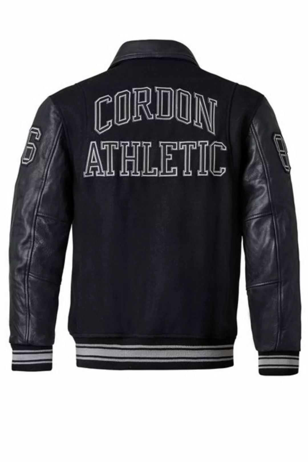 Cordon Sport Collegejacke Bronx Nummernappliaktionen auf den Ärmeln günstig online kaufen